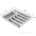 Plastic Cutlery Tray Organizer Plastic Silverware Tray for Drawer Factory